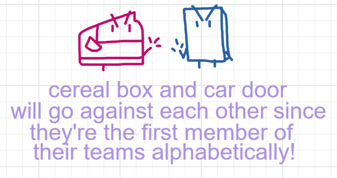 A panel from Ready Oar Knot, episode three of the Board Boards object show by Furretwalk/WalkingFurret.